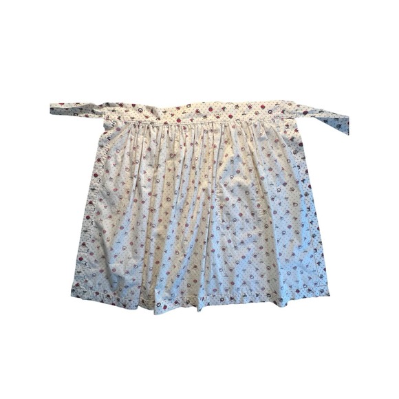 KITCHEN APRON w/pocket‎ Christmas Holiday Cooking Vintage Lace - Picture 2 of 8